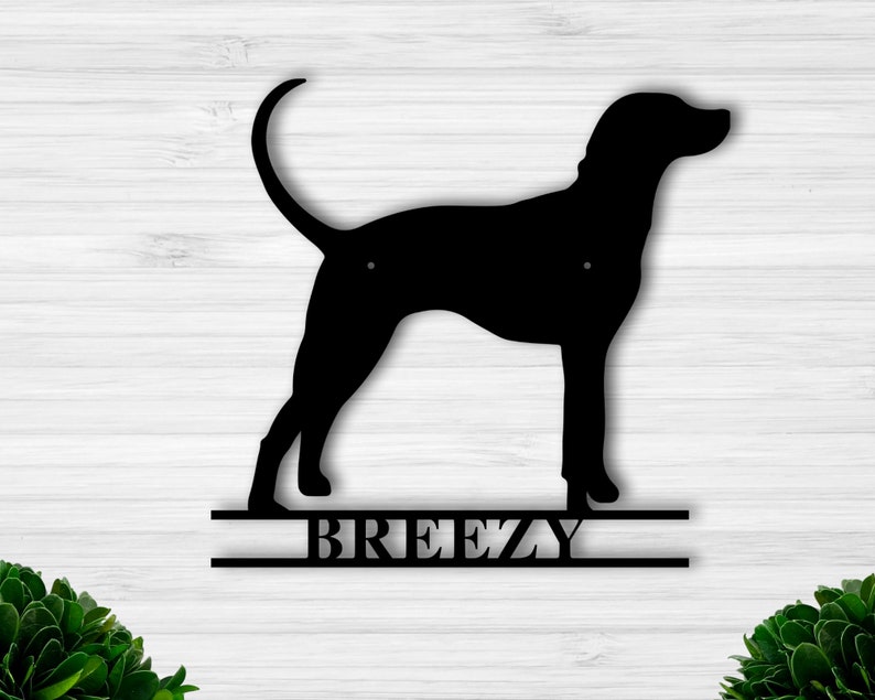 Custom Metal Dog Name Signs Personalized Metal Sign for Dog Etsy
