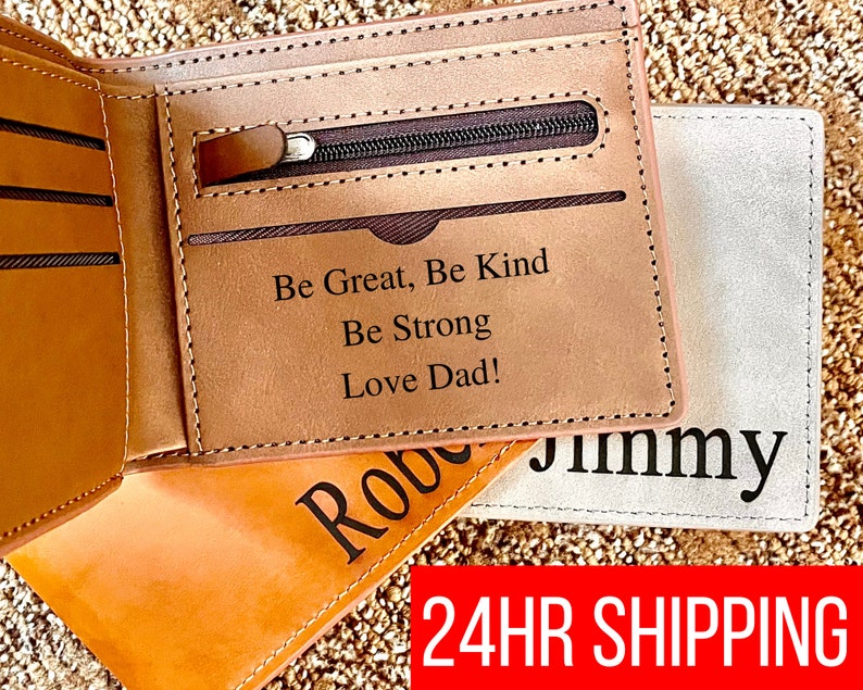Teenage Boy Gifts, Boyfriend Gift Personalized, Son Gift From Mom, Gifts For Boyfriend, Engraved Wallet for Men, Boys Wallet 