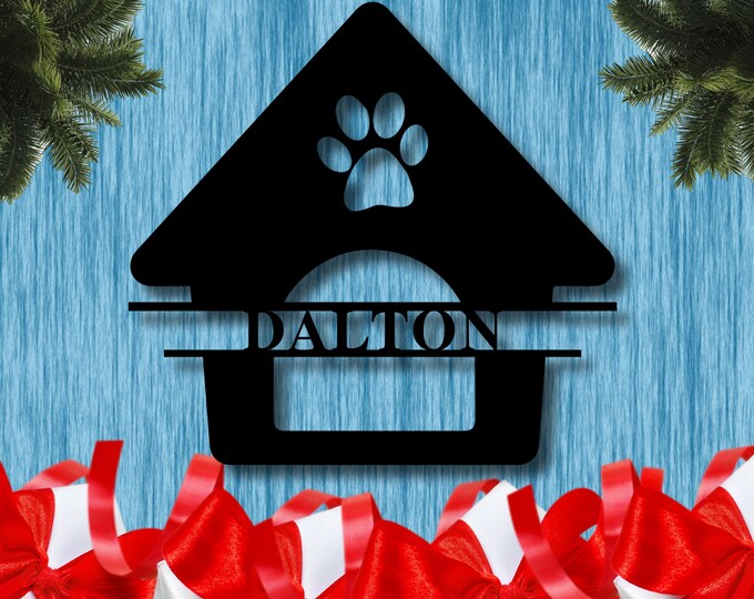 dog paw print | personalized name | pet name sign | dog decor | metal sign | pet loss | pet memory | dog wall