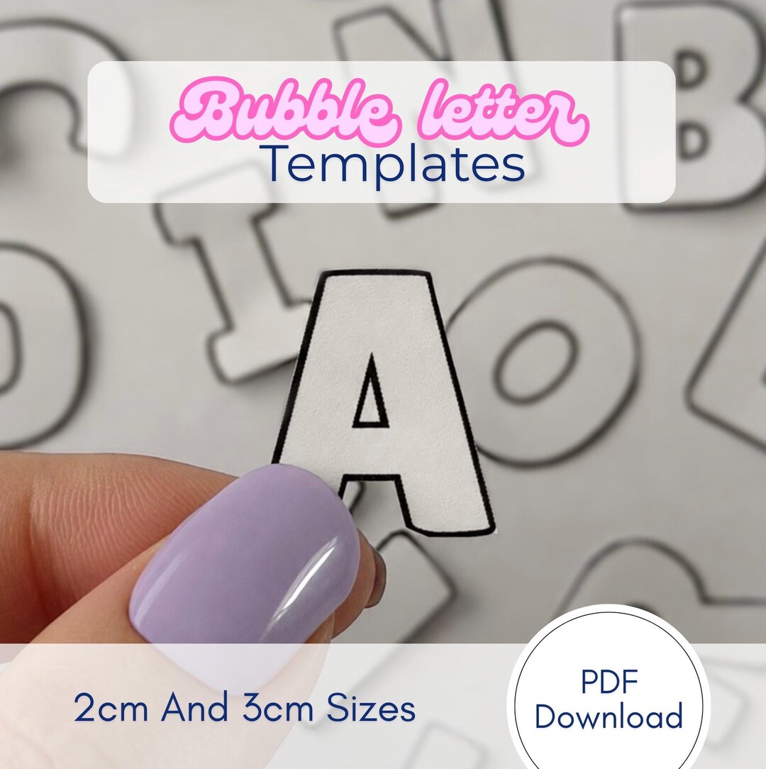 Letter Templates Printable | A-Z Letters Numbers & Symbols | DIY Name ...