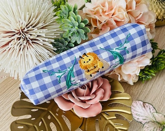 Kawaii Cute Embroidery Pencil Case - Honey Bee! - By Kiaru