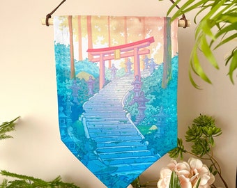 Kawaii Anime Banner Pin Display - Torii - by Kiaru