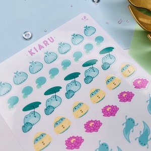 55 PC Mini Sticker sheet Frog Of Japan By Kiaru Bild 2