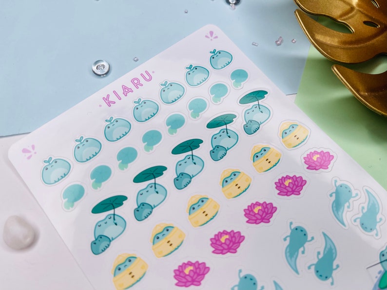 55 PC Mini Sticker sheet Frog Of Japan By Kiaru Bild 2