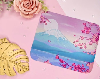 Cute Kawaii Mouse Pad - Pink Fuji !! - by Kiaru Shop