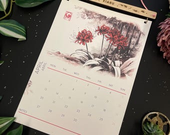 Calendar 2026 Kawaii Anime Landscape Lofi  A4 - By Kiaru - LIMITED UNITS