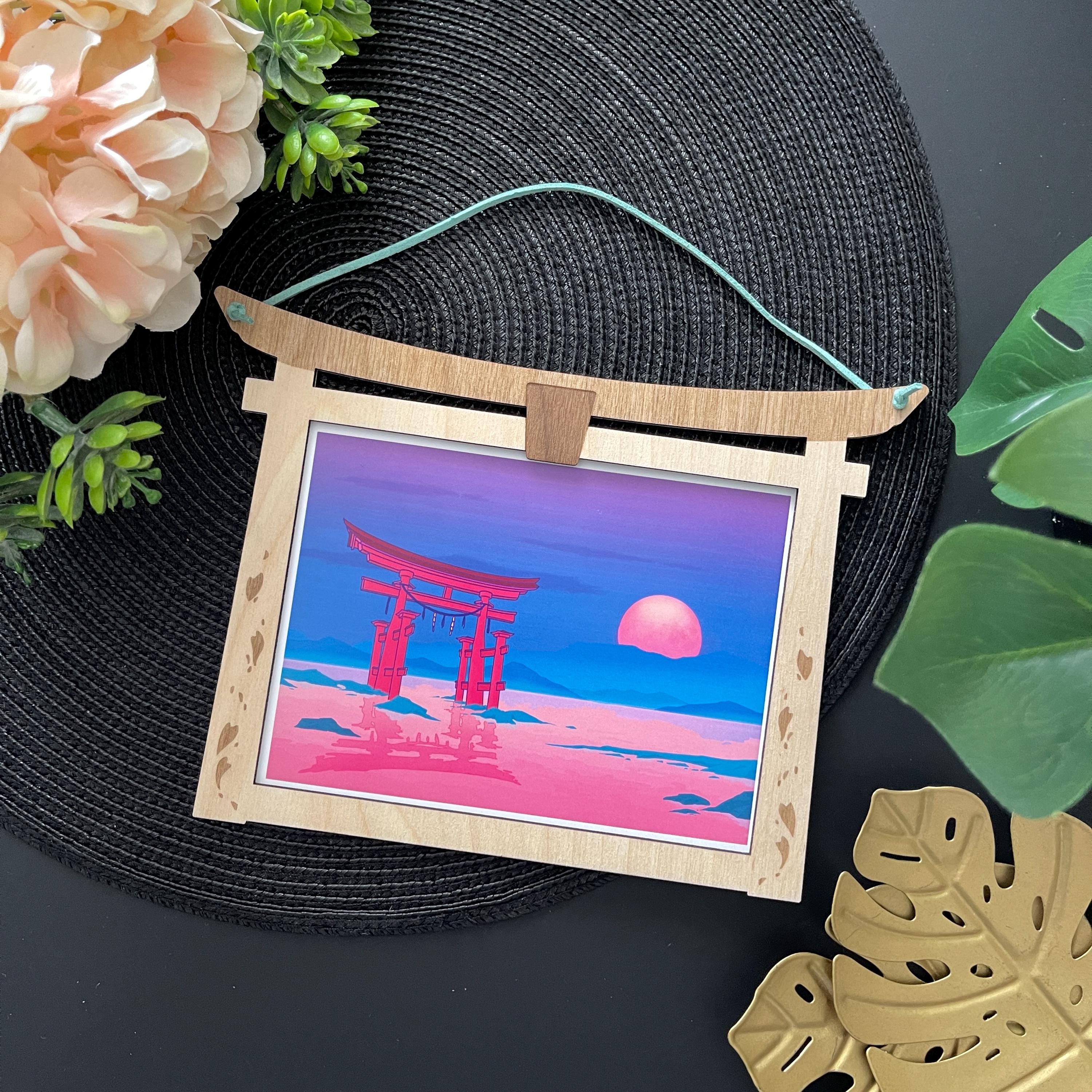 Handmade Kawaii Wooden Torii Frame - by Kiaru - Etsy