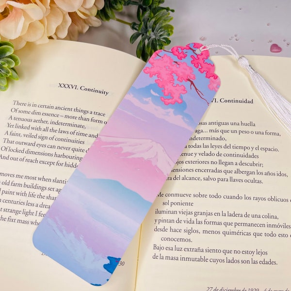 Kawaii Anime bookmark - Japan Fuji Lake! - by Kiaru Shop