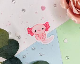 BIG Kawaii Stickers - Axolotl - By Kiaru