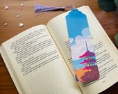 Kawaii Bookmark - Autumn Japanese Temple - by Kiaru Shop - Etsy