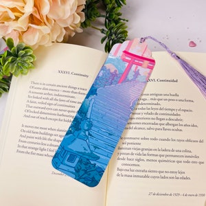 Kawaii Anime bookmark - Japan Torii Garden! - by Kiaru Shop