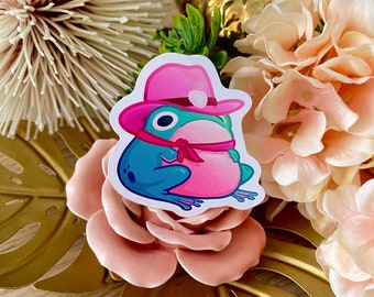 BIG Kawaii Stickers - Frogelio The Frog! - By Kiaru