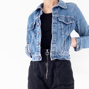 80s Vintage Gap Denim Jacket Size XS Made in USA