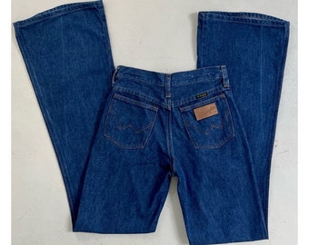 70s Vintage Wrangler Flared Jeans Gr. 23 - 24