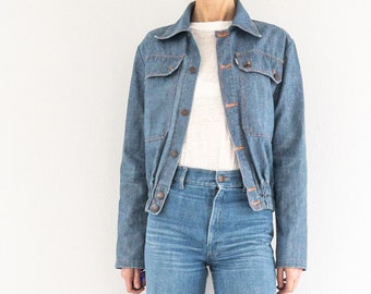 Taglia della giacca in denim Levis vintage BIG E anni '60. S