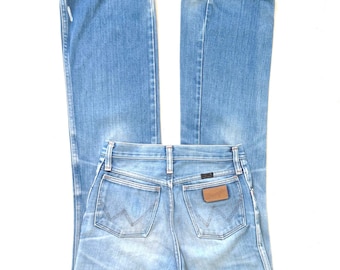 Maat 23-24 Wrangler Blue Bell Bootcut jaren 70 Vintage Gemaakt in de VS