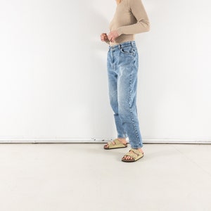 Taglia jeans Lee vintage anni '80 29 30 immagine 4