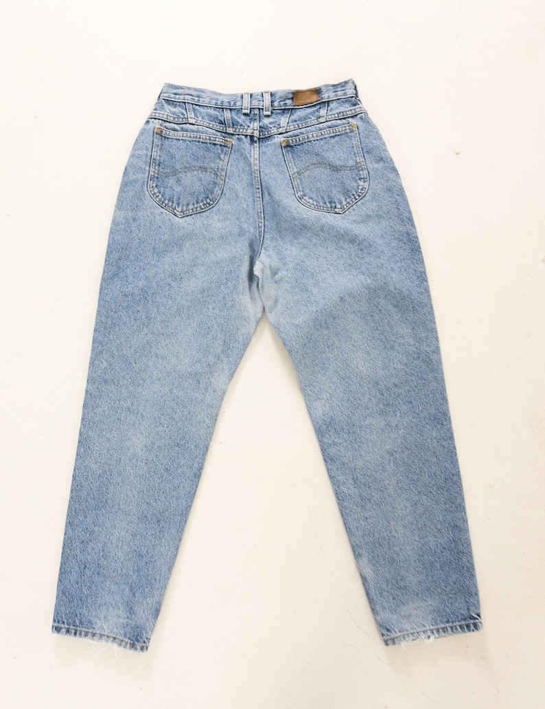 Taglia jeans Lee vintage anni '80 29 30 immagine 10