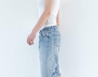 W32 Levis 501 Boyfriend Shorts| Bermuda | 80s Vintage Made in USA