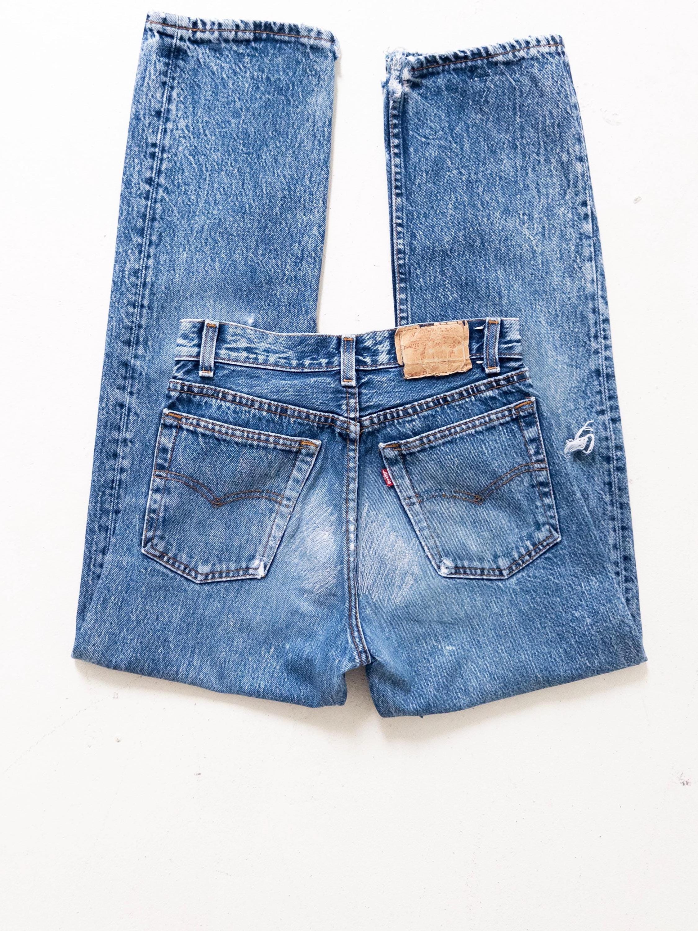 LEVI'S 701 Student Jeans Size W28 USA, 1990s Black Levi's