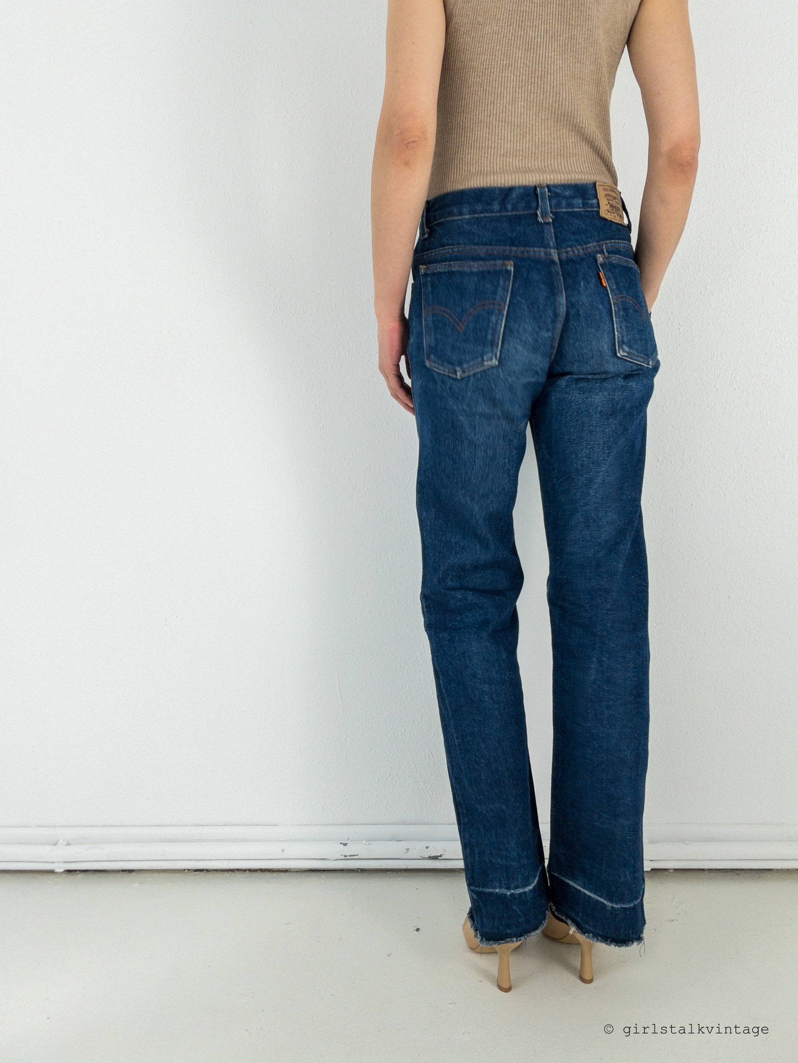 70s Vintage Levis 630 0217 Orange Tab Highwaist Flared Jeans | Etsy