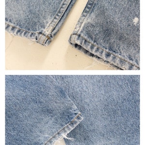 Taglia jeans Lee vintage anni '80 29 30 immagine 9