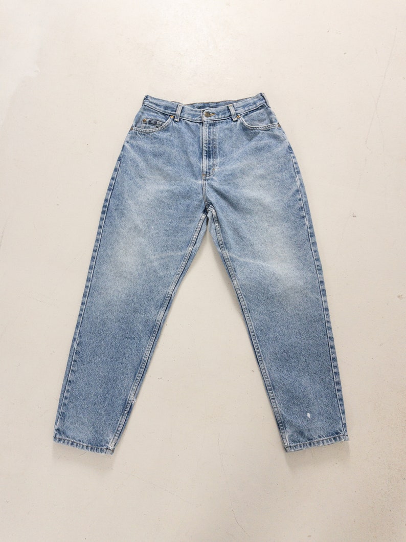 Taglia jeans Lee vintage anni '80 29 30 immagine 6