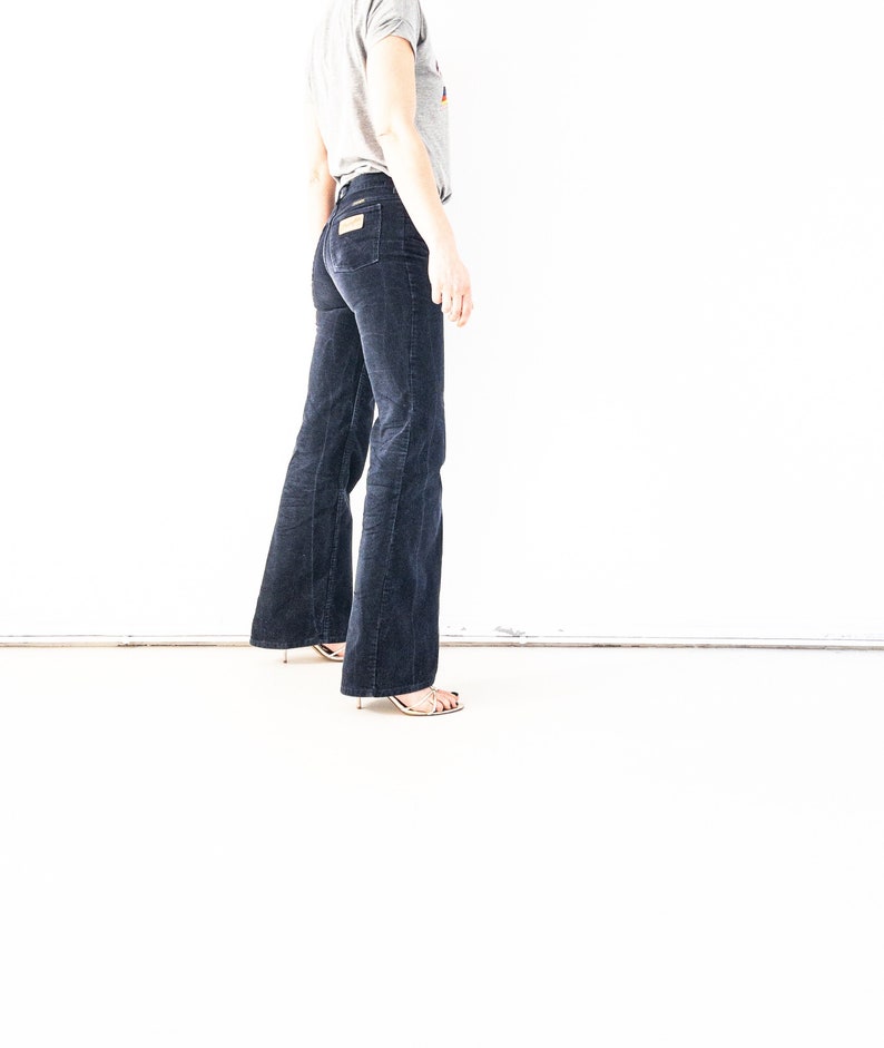 70s vintage Wrangler flared trousers size. 26 27 image 2