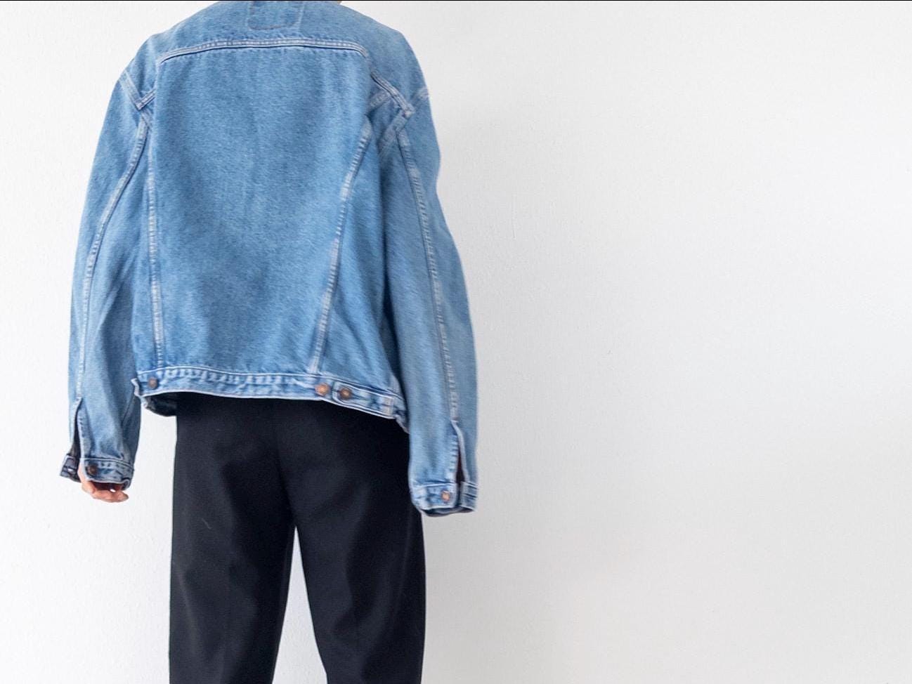 Levi's 70503 XL ダークグレー 90s Levi'sリーバイス 70503 先染め ブラック デニムジャケット