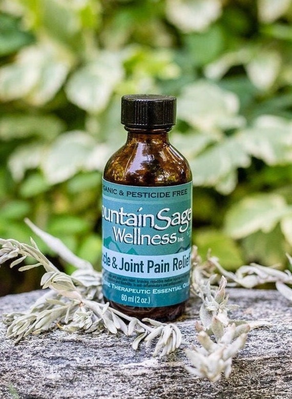 Muscle Joint Pain Relief Essential Oil Blend Grapeseed Oil