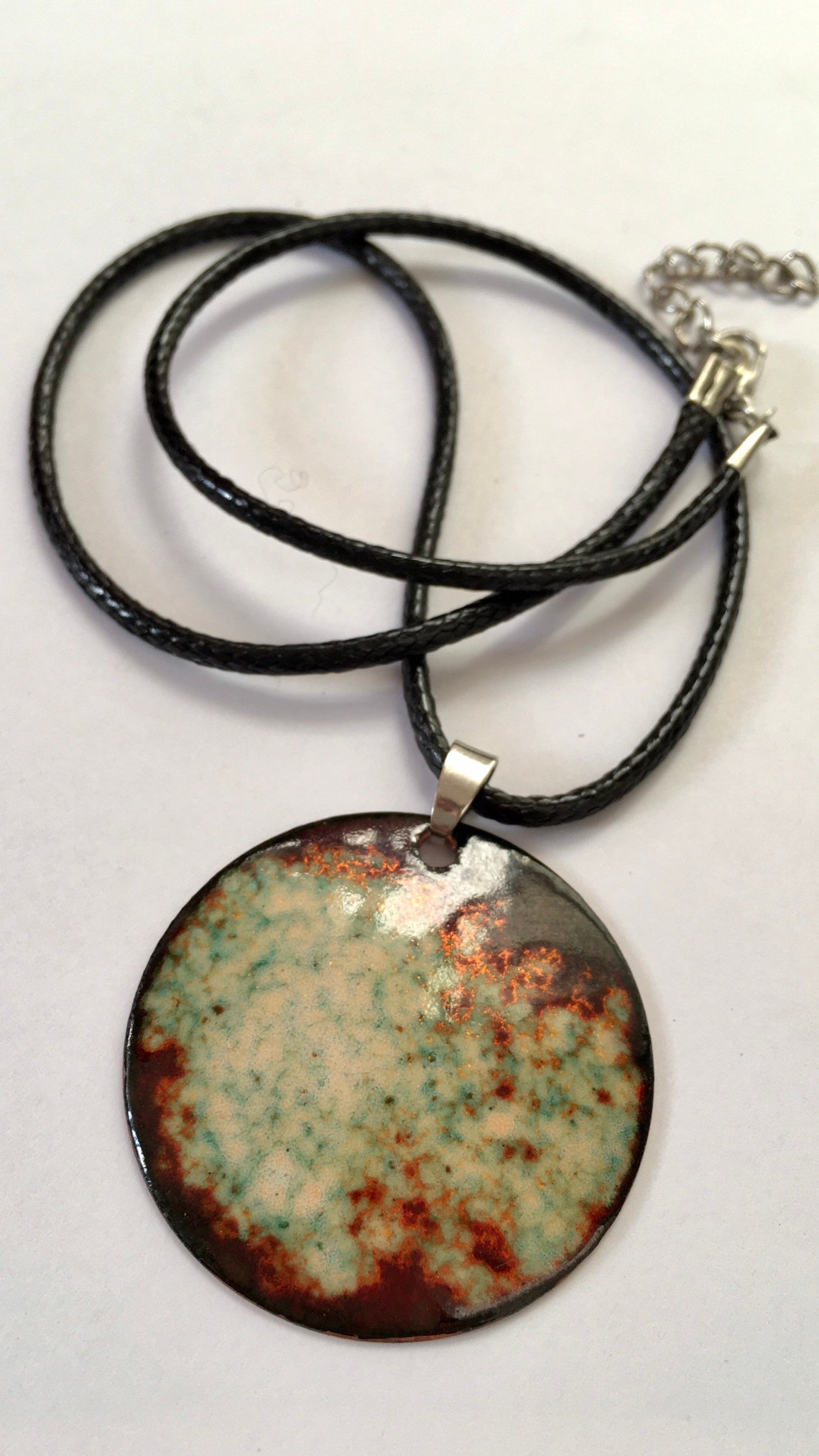 Artisan Necklace Colorful Cosmic Jewelry Space Etsy