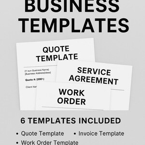 All-in-One Client N Job Management Pack | Quote, Invoice, Schedule, Work Order Templates (Google Docs & Sheets)