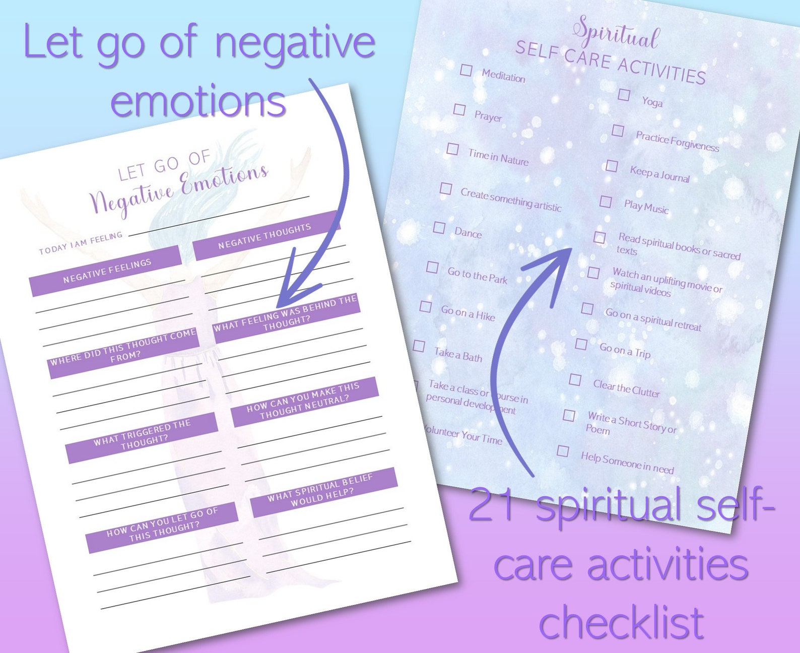 Printable Spiritual Workbook Spiritual Awakening Spiritual - Etsy