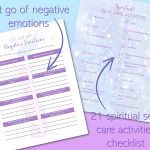 Printable Spiritual Workbook, Spiritual Awakening, Spiritual Self Care ...