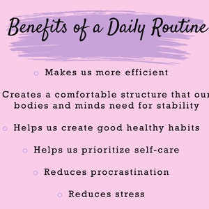 Printable Daily Routine Planner, Routine Chart, Morning Routine, Evening Routine, Morning and Evening Planner, Nighttime Routine, Self Care image 2