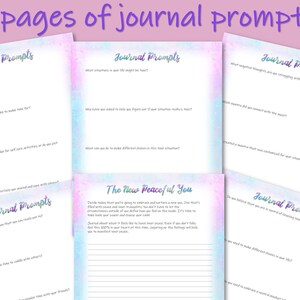 Inner Peace Journal, Printable Journal, Guided Journal Pages, Finding Peace, Mindfulness Journal, Mental Health, Self Care, Anxiety Relief image 4