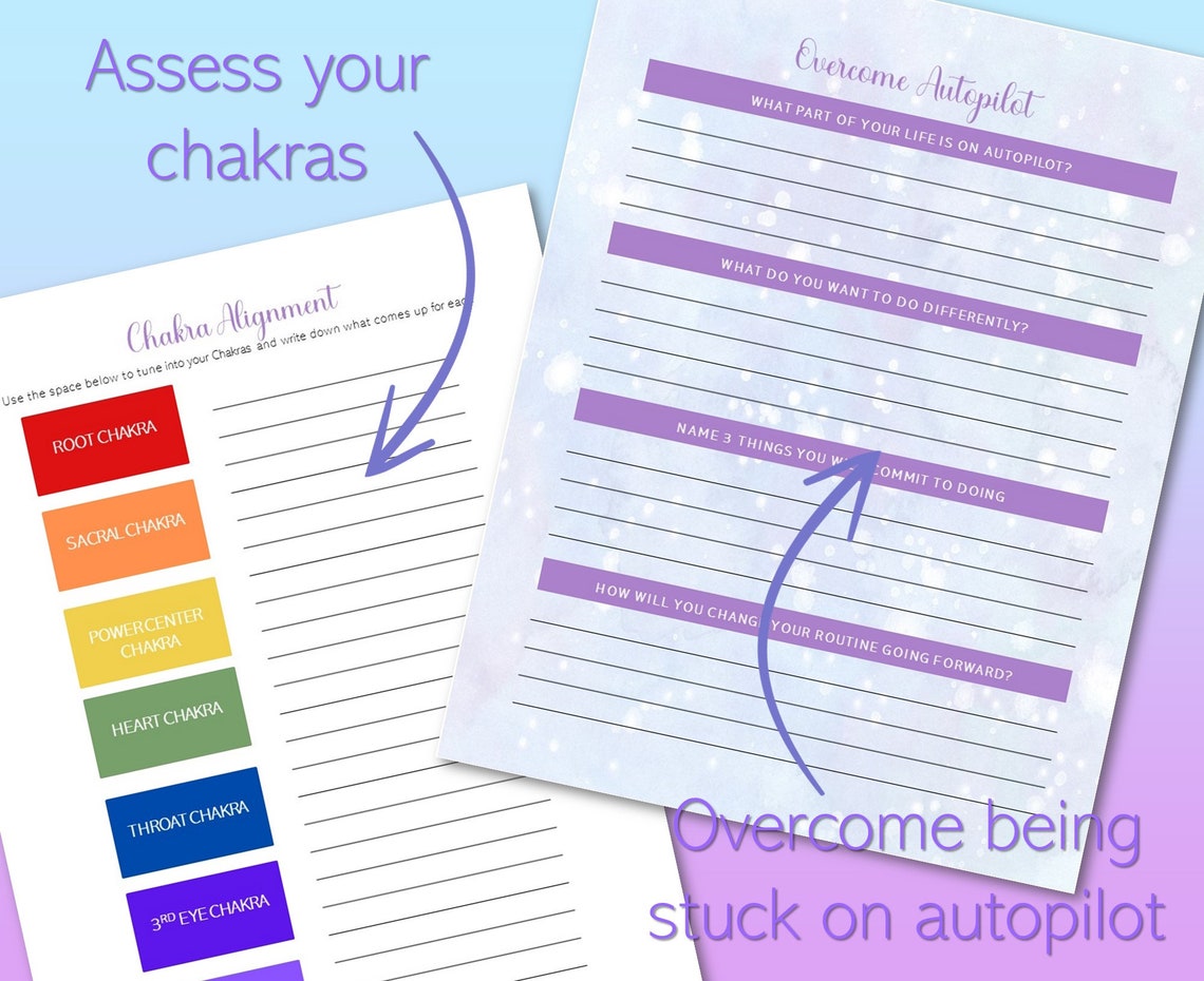 Printable Spiritual Workbook Spiritual Awakening Spiritual - Etsy