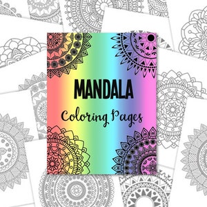 Printable Mandala Coloring Pages, Mandala Coloring Book, Mandala Designs, Adult Coloring, Activity Pages