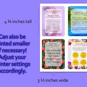 Anxiety Coping Cards, Printable Anxiety Cards, Anxiety Coping Skills ...