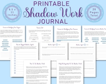 Printable Shadow Work Journal Shadow Work Workbook Trauma - Etsy Denmark