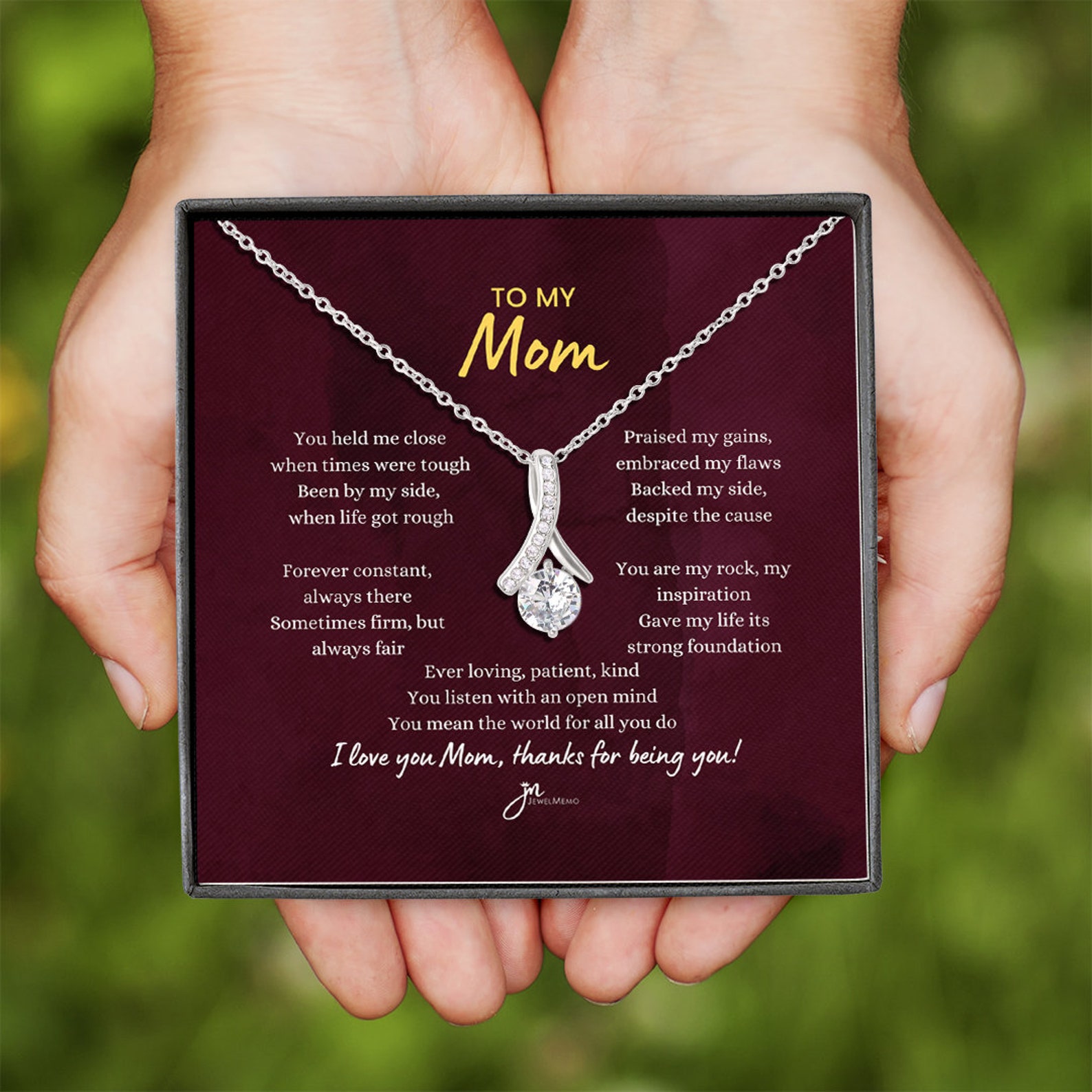 Alluring Necklace Mom In A Million Gift For Mom Mother's Etsy
