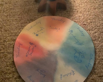 Waldorf-Inspired Weekly Rhythm Circle – Color of the Day Activity Chart