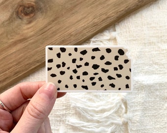 WHOLESALE 50 Pack | Kansas Animal Print | Sticker | Laptop, Water Bottle, Journal | Animal Print