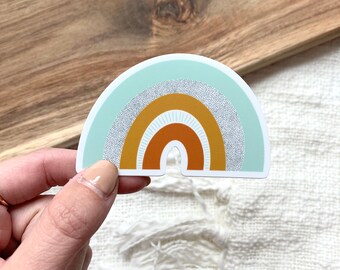 WHOLESALE 50 Pack | Orange Rainbow | Sticker | Laptop, Water Bottle, Journal | Rainbow