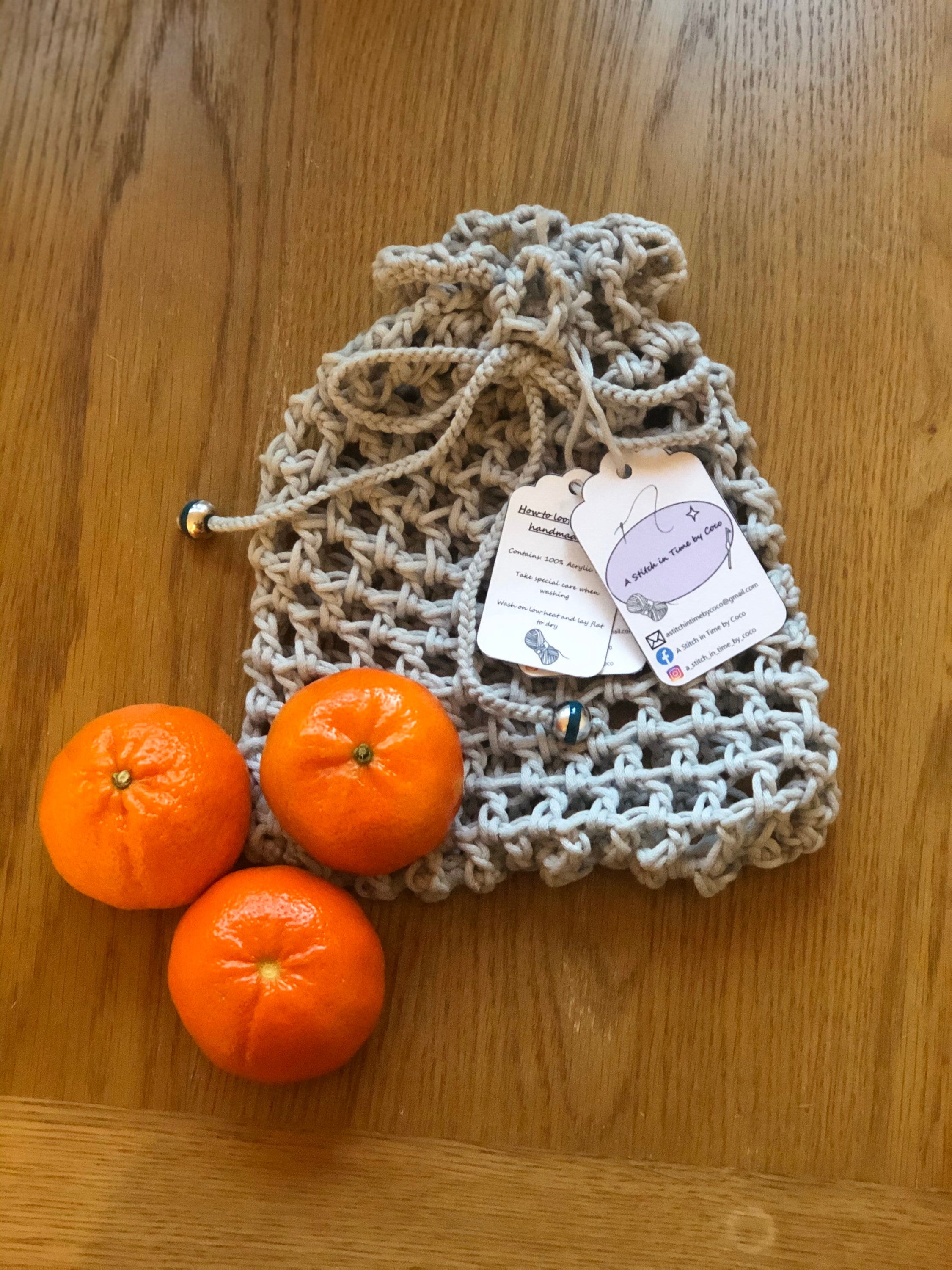 Reusable Crochet fruit/vegetable bag | Etsy