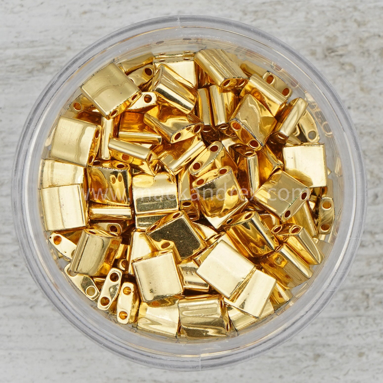 0191 - 24K Gold tila beads | Miyuki gold plated tila beads| TL0191 | …