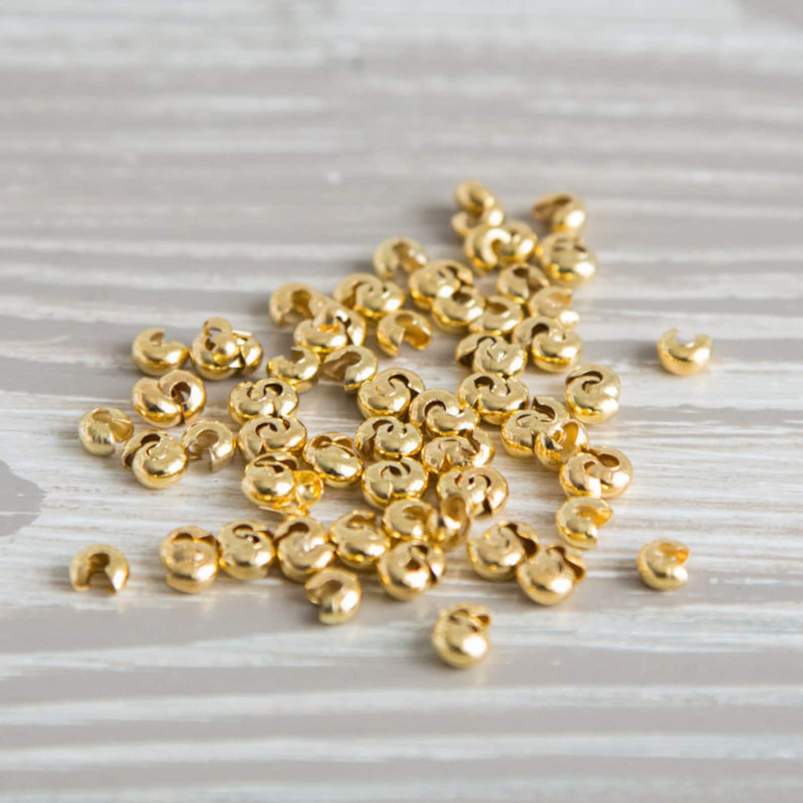 4mm Crimp Covers Gold Crimp Covers Silver Crimp Covers Etsy