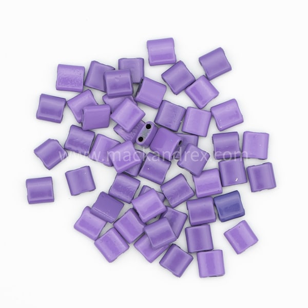 Miyuki Tila Beads TL6007 - Taffy Purple Tila Beads | 10 GRAMS of Tila Beads | Mack and Rex