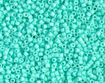 Duracoat Dyed Opaque Catalina 11/0 delica beads || DB2122 | Wholesale Miyuki Seed Beads for Jewelry Making