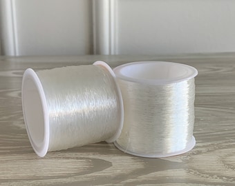 0.5mm Elastic Stretch Cord for Jewelry Making - 100 Meters | Durable, Waterproof Crystal Cord for Bracelets, Necklaces, DIY Beading Kits